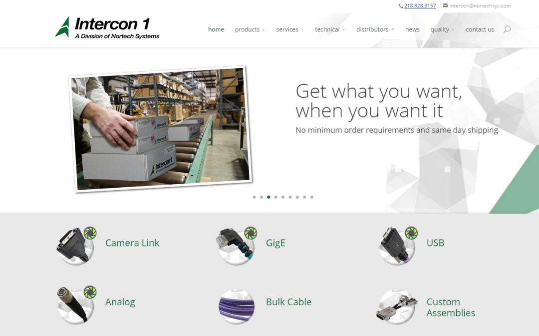 Intercon 1 Website